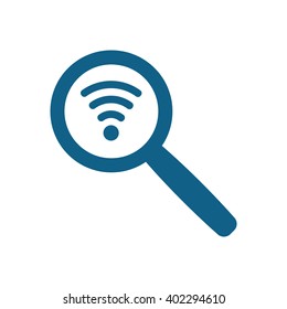 Wi-Fi  icon, vector illustration. Flat design style