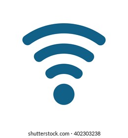 Wi-Fi  icon, vector illustration. Flat design style