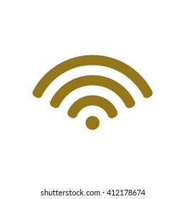 Wi-Fi. Icon, vector illustration. Flat design style 