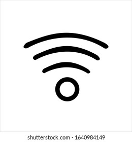 wifi icon vector illustration logo template for many purpose. Isolated on white background.