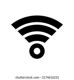 wifi icon vector illustration logo template for many purpose. Isolated on white background. unique style