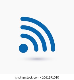 Wi-Fi icon vector illustration. Minimalist style.