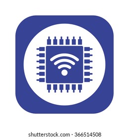 WIFI icon, vector illustration. Modern design. Flat design style