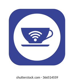 WIFI  icon, vector illustration. Modern design. Flat design style