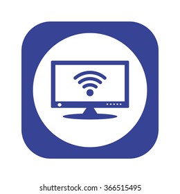 WIFI  icon, vector illustration. Modern design. Flat design style