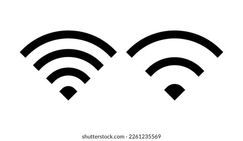 Wifi icon vector illustration. signal sign and symbol. Wireless  icon
