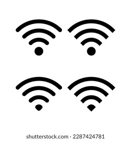 Wifi icon vector illustration. signal sign and symbol. Wireless  icon