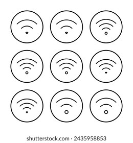 Wifi icon vector illustration. signal sign and symbol. Wireless  icon