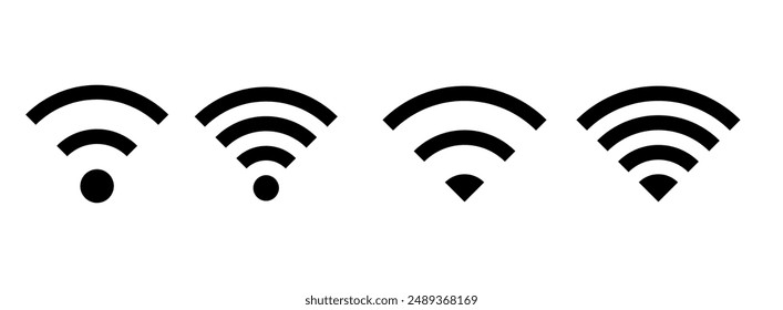 Wifi icon vector illustration. signal sign and symbol. Wireless icon