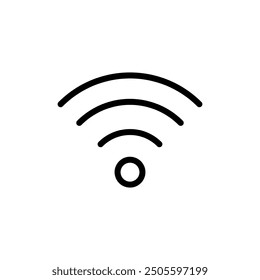 Wifi icon vector illustration. signal sign trendy style illustration for web and app on white background..eps