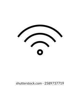 Wifi icon vector illustration. signal sign and symbol. Wireless  icon