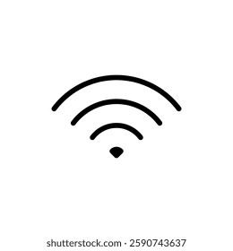 Wifi icon vector illustration. signal sign and symbol. Wireless  icon