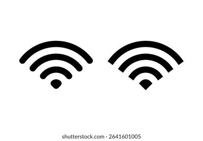 Wifi icon vector illustration. signal sign and symbol. Wireless  icon