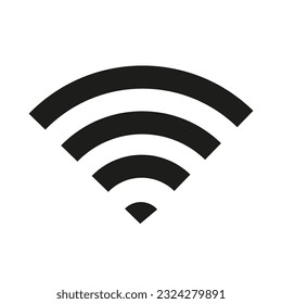 WIFI Icon. Vector illustration. stock image.