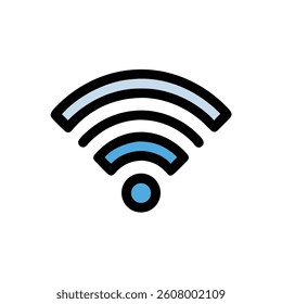 wifi icon vector illustration STYLE