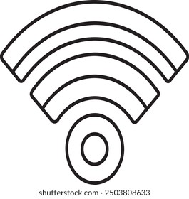 Wifi icon vector image illustration