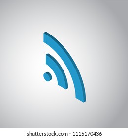 wifi icon vector isolated on white background for your web and mobile app design, wifi logo concept