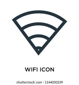 Wifi icon vector isolated on white background for your web and mobile app design, Wifi logo concept