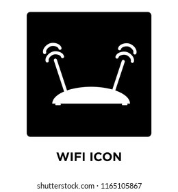 Wifi icon vector isolated on white background, Wifi transparent sign