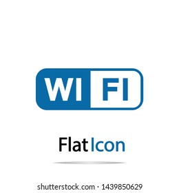 wifi icon vector isolated on white background.