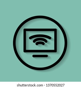 Wifi Icon Vector. Line Icon style design. For Website, User Interface and Mobile App. Eps 10