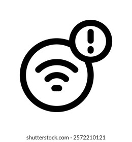 wifi icon. vector line icon for your website, mobile, presentation, and logo design.