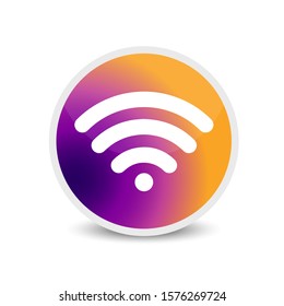 wifi icon vector logo art