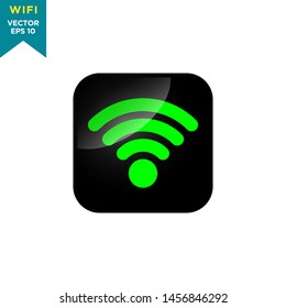 wifi icon vector logo template 