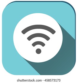 Wifi icon, Vector logo for your design, symbol, application, website, UI
