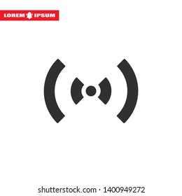 Wifi  icon vector. lorem ipsum Flat Design JPG