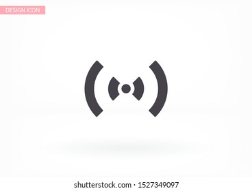 Wifi icon vector. lorem ipsum Flat Design JPG