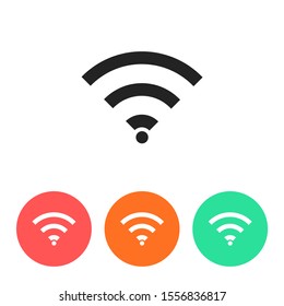 Wifi icon vector. lorem ipsum Flat Design JPG