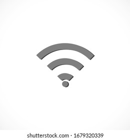 Wifi icon vector. lorem ipsum Flat Design JPG
