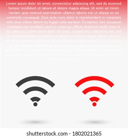Vector de icono Wifi. lorem ipsum Flat Design JPG