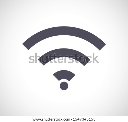 Wifi icon vector. lorem ipsum Flat Design JPG