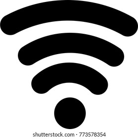 WIFI icon vector network sign.
