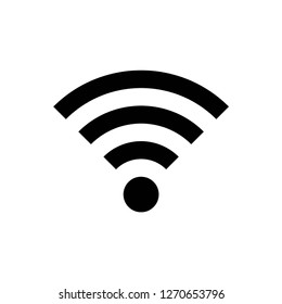 wifi icon vector, on white background editable eps10