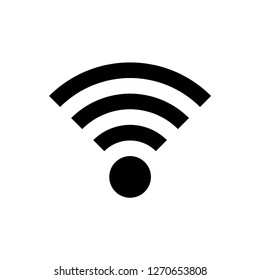 wifi icon vector, on white background editable eps10