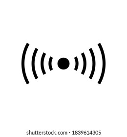 WIFI icon vector on white background