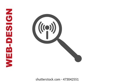 WIFI Icon Vector, portfolio author web-design