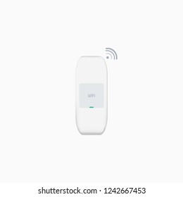 WIFI Icon Vector. Router flat icon. Vector of router. Router and signal symbol. Wi-Fi router
