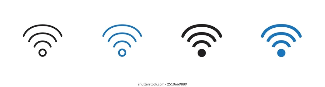 Wifi-Symbol Vektorgrafik