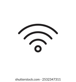 ícone Wifi Vetor definir contorno