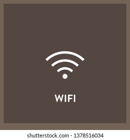 wifi icon vector. wifi sign on white background. wifi icon for web and app