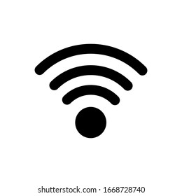 WIFI icon vector, sign, symbol isolated