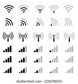 wifi icon vector signal