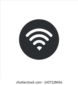 WIFI Icon. Vector signal icon