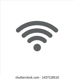 WIFI-Symbol. Vektorsignalsymbol