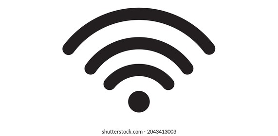 Icono WIFI. Icono de señal de vector