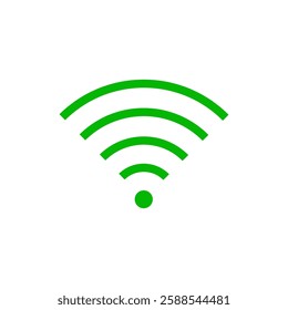 wifi icon vector, wifi signal connection on white background